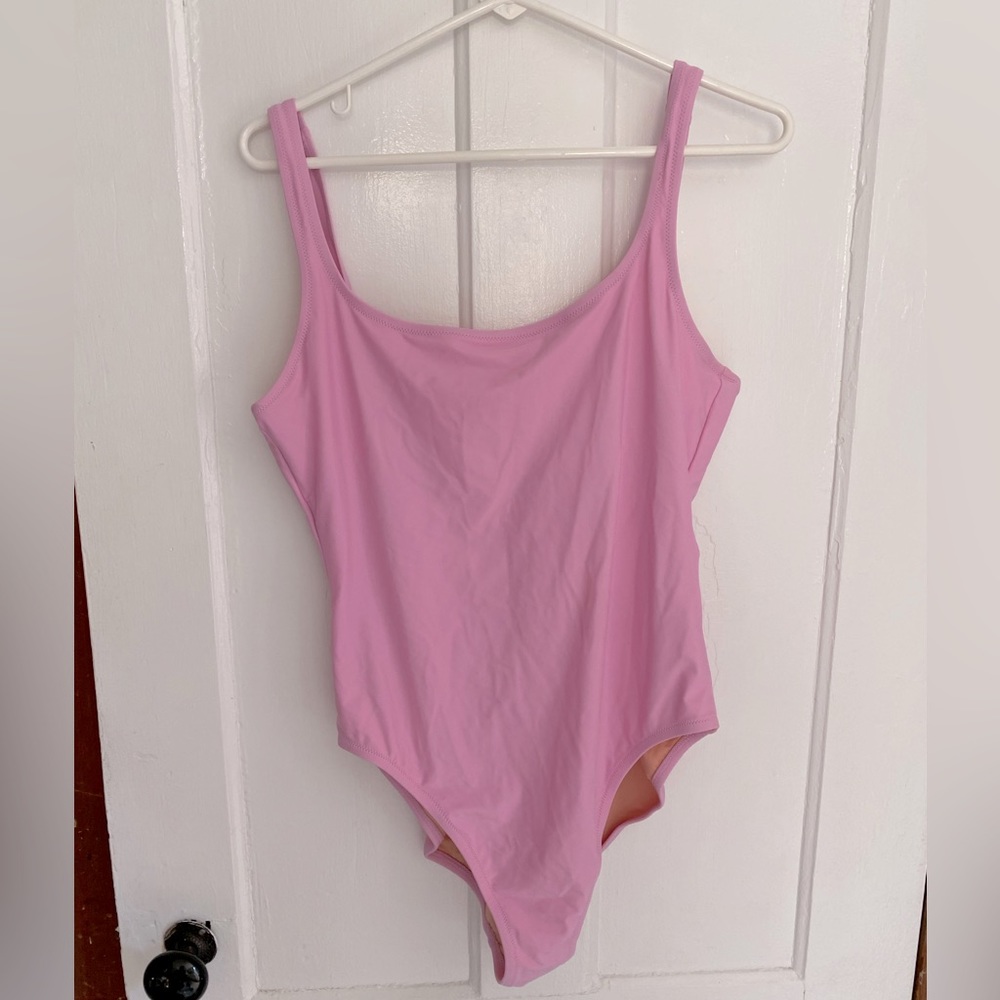 Barbie Pink J Crew 1pc Swimsuit